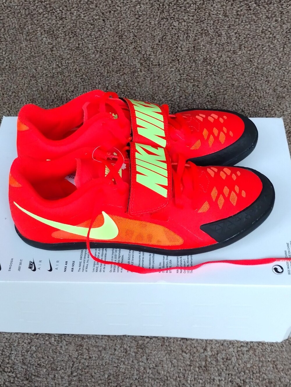 Nike Zoom Rival SD 2 Shot Put Discus Shoe- Style FZ9665-600 Size 6